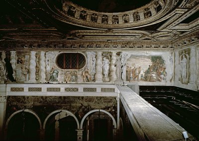 St. Sebastian before the Emperor, His Martyrdom and Three Sibyls, Frescos from the Gallery by Paolo Veronese